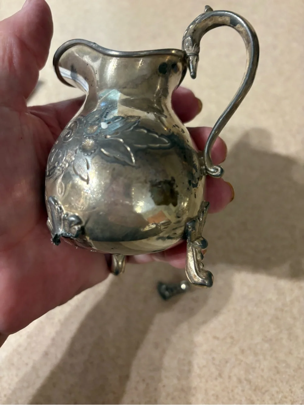 Antique/vintage silver plate/sterling pieces. Late 19th century early 20th centu